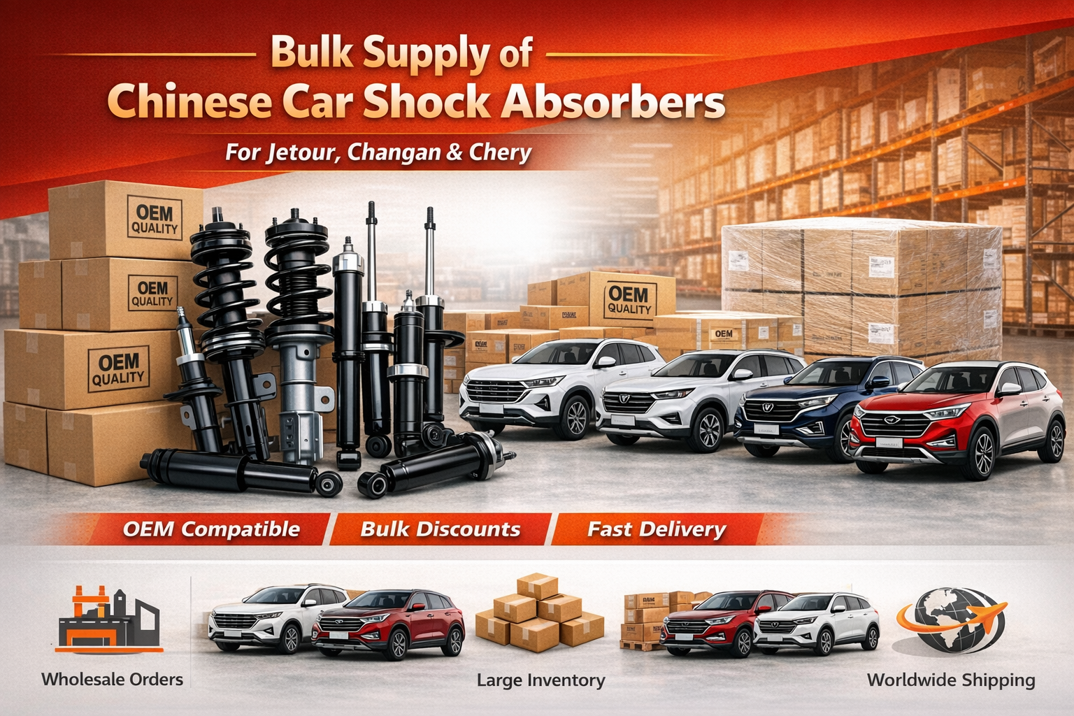 Bulk Chinese Car Shock Absorber Catalogue
